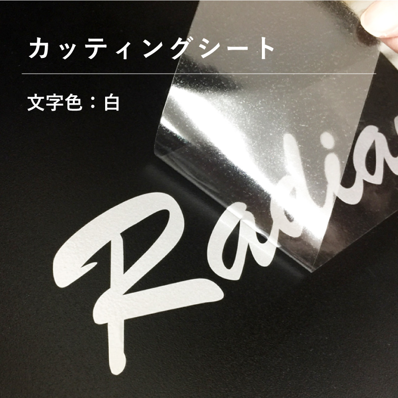 カッティングシート 白　文字シート 