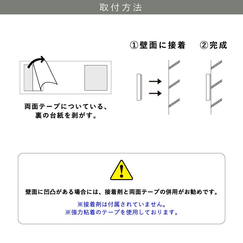 看板の取付方法　施工の説明