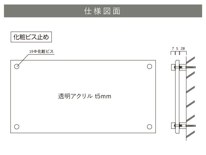 看板仕様図面