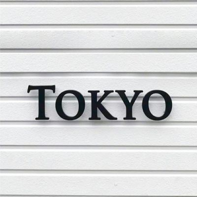 ステンレス切り文字 焼付塗装　切り文字看板 ステンレスの看板