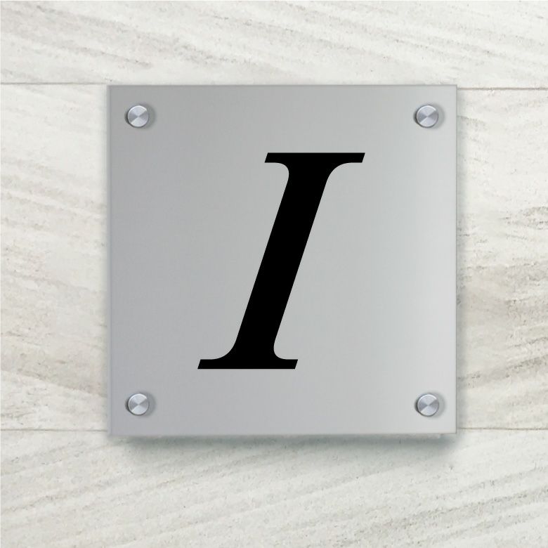 アルミ複合板棟数表示サイン　棟数案内板プレート