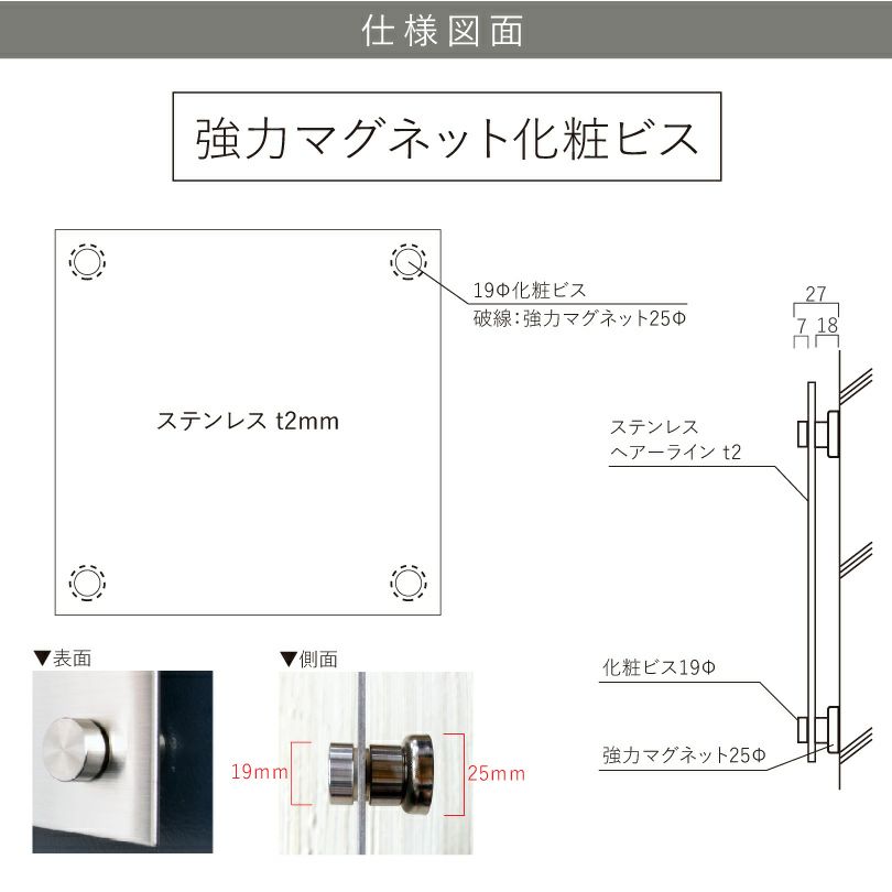 看板仕様図面　看板図面