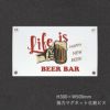 フルカラー透明アクリル銘板 強力マグネット化粧ビス止め H300×W500mm