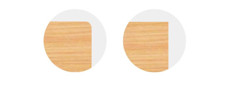 木製案内サイン　室名プレート　角丸