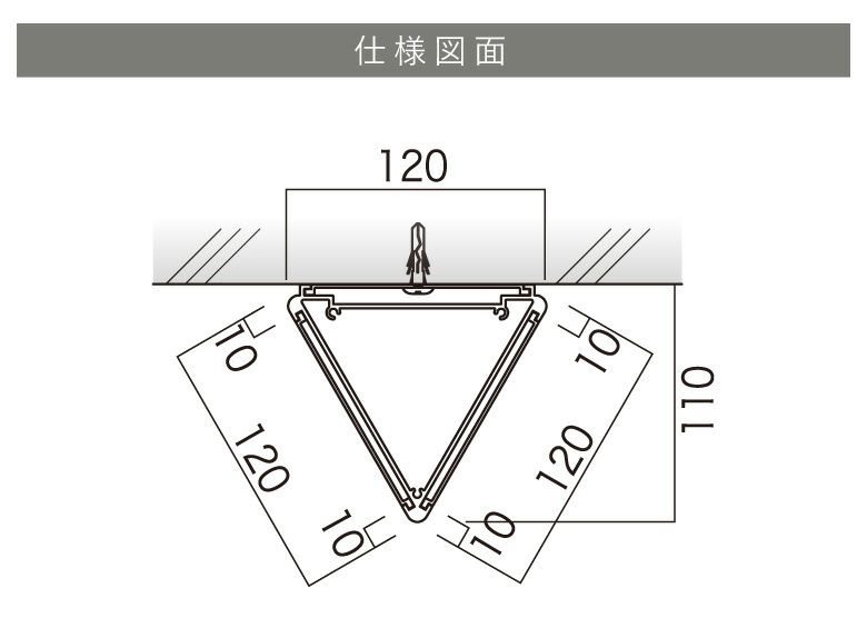 看板仕様図面　看板図面　仕様図面