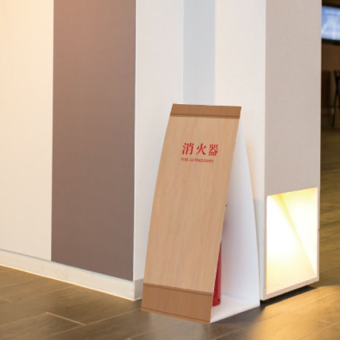 ミセル 消火器かくれんぼC　消火器box スタンド看板 アパート マンション 
