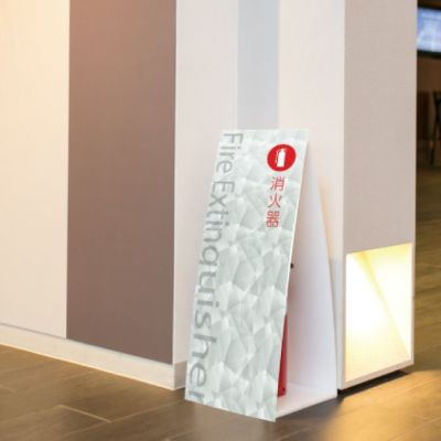 ミセル 消火器かくれんぼC 片面 消火器ボックス  アパート マンション 会社 