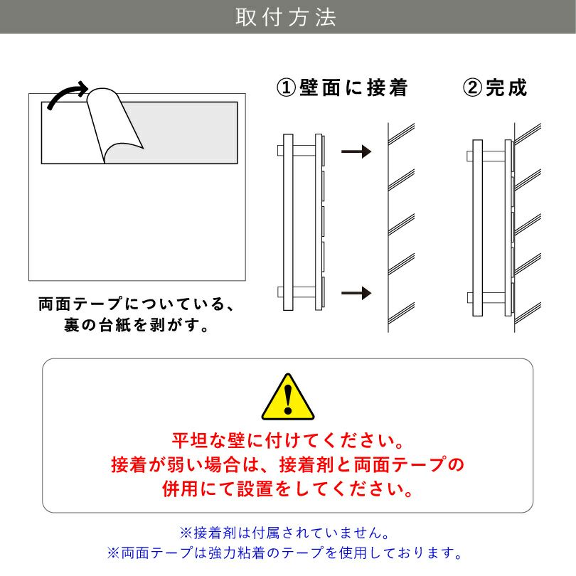 看板取り付け方法　施工方法