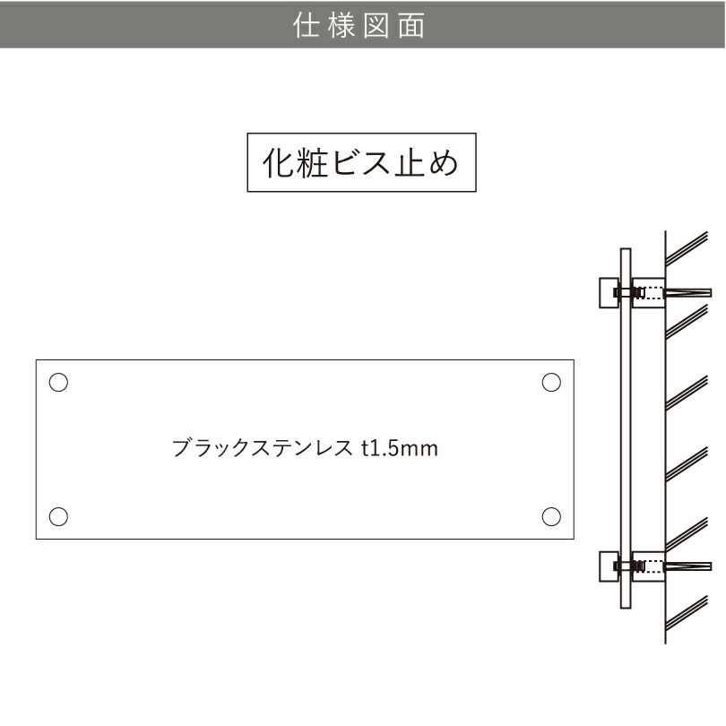 看板仕様図面　看板図面