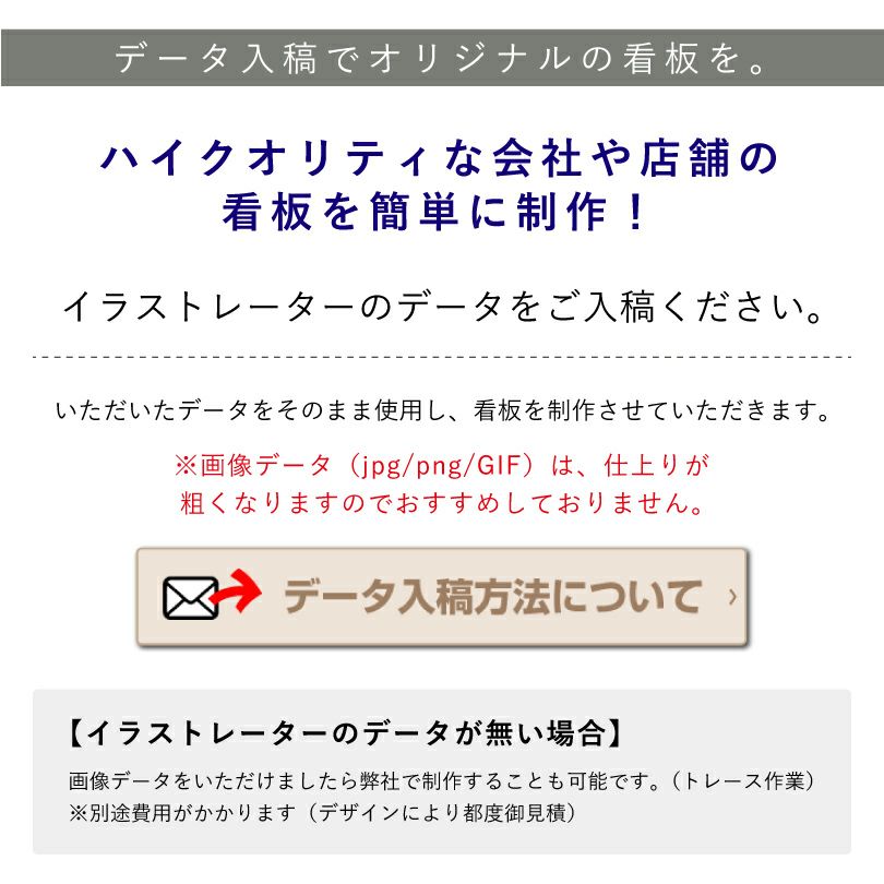 データ入稿について