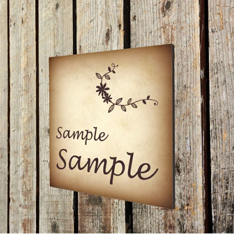 レトロ風アルポリサイン　屋外使用可