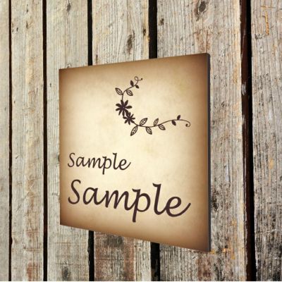 レトロ風アルポリサイン　屋外使用可