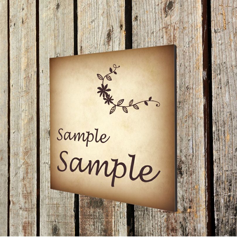 レトロ風アルポリサイン　屋外使用可