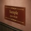 アンティーク風アルポリサイン　屋外使用可
