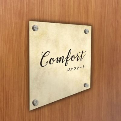 スタイリッシュアルポリサイン　化粧ビス止め　屋外用